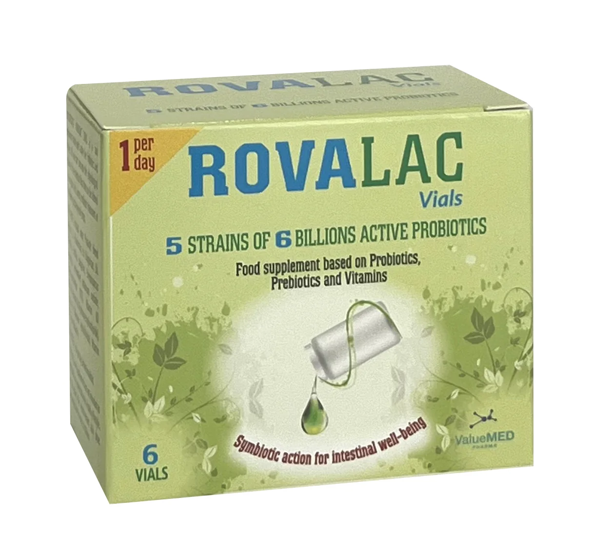 Rovalac Vials packaging